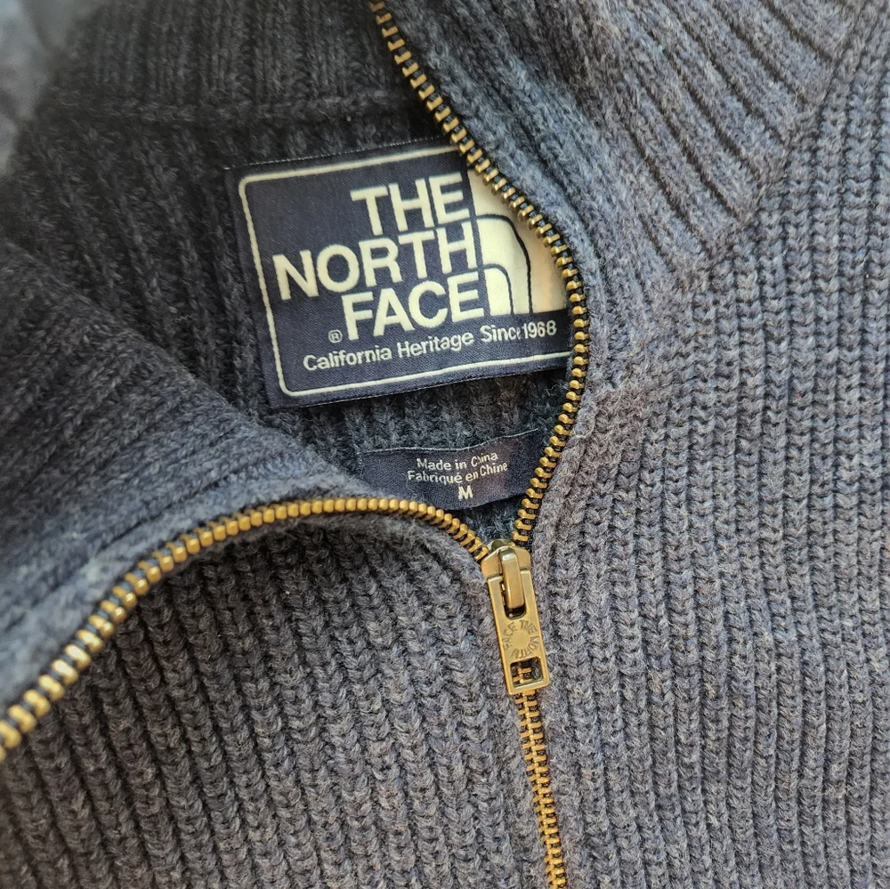 Men's Navy Full-Zip Sweater